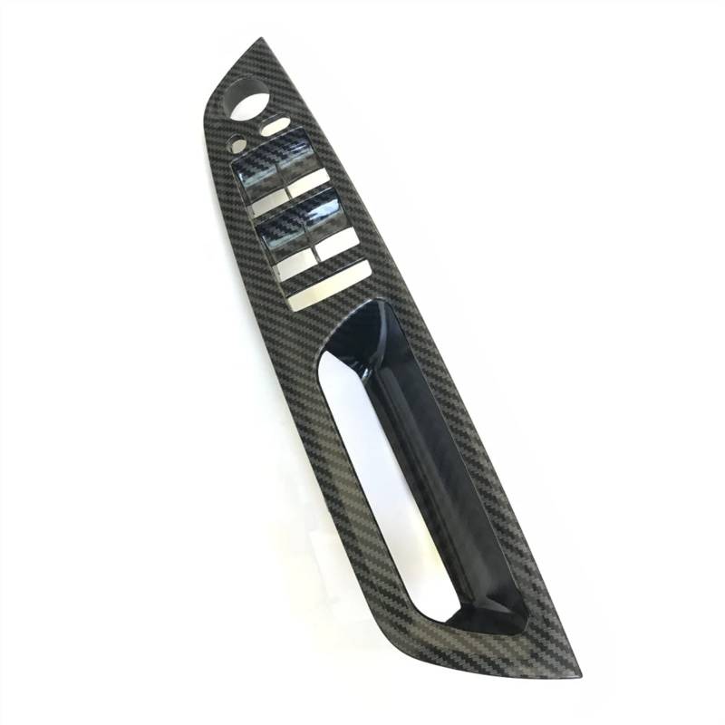 Clynex LHD RHD Innen-Kohlefaser-Türgriff, äußere Lederabdeckung, Ersatz, for, for X5 X6 E70 E71 E72 2007–2013 Auto-Innentürgriff(Front Right Armrest) von Clynex