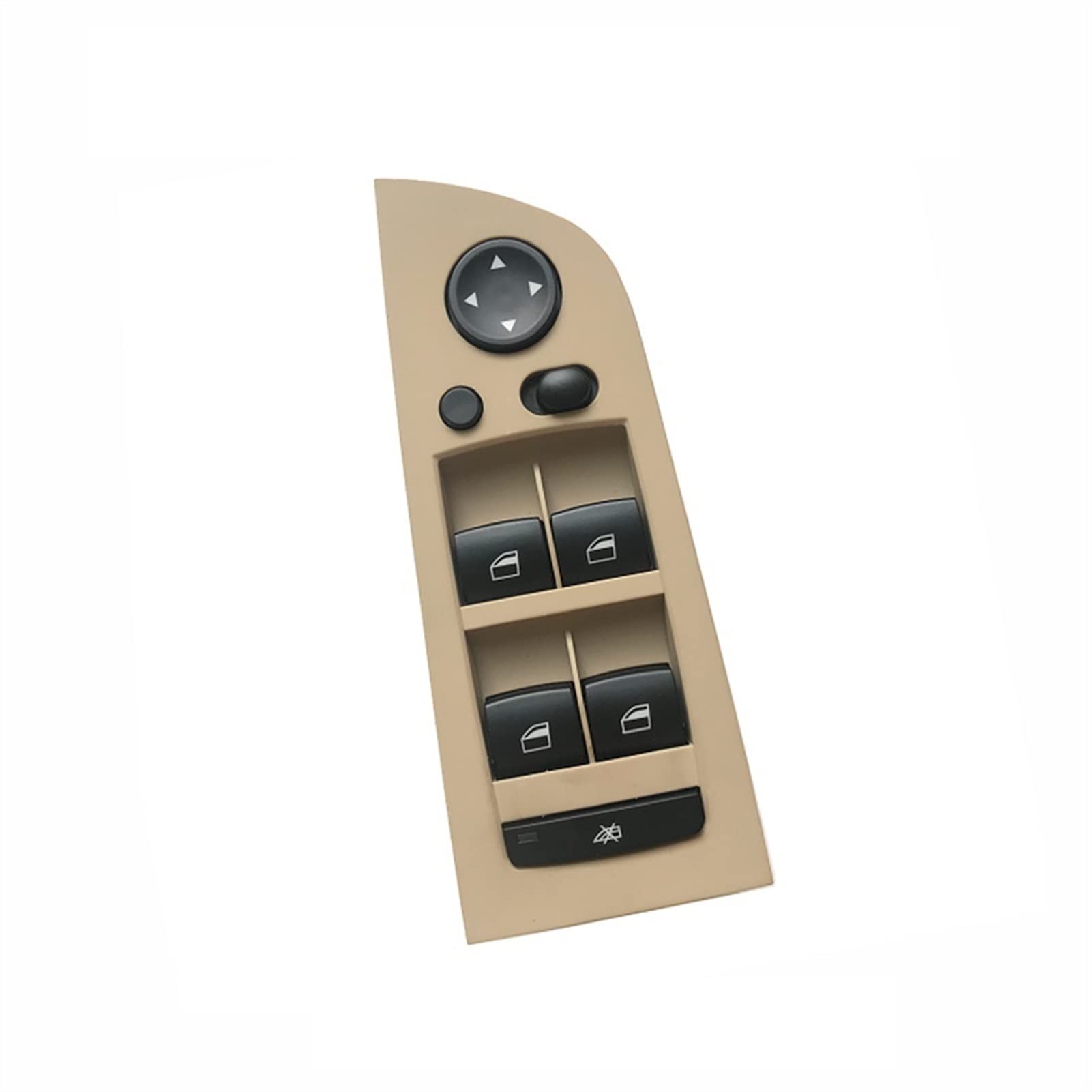 Clynex LHD RHD Innentür-Fensterheber-Schalterregler mit äußerer Abdeckplatte, 4-teiliges Set, for, for 3er E90 316 318 320 325 328i Auto-Innentürgriff(LHD Model A Beige) von Clynex