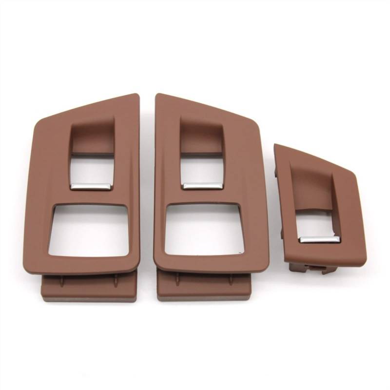 Clynex LHD RHD Innenverkleidung for Fensterheber-Einstellschalter der Beifahrertür, for, for 5er F10 F11 F18 520i 523i 525i 528i 535i Auto-Innentürgriff(LHD Brown) von Clynex