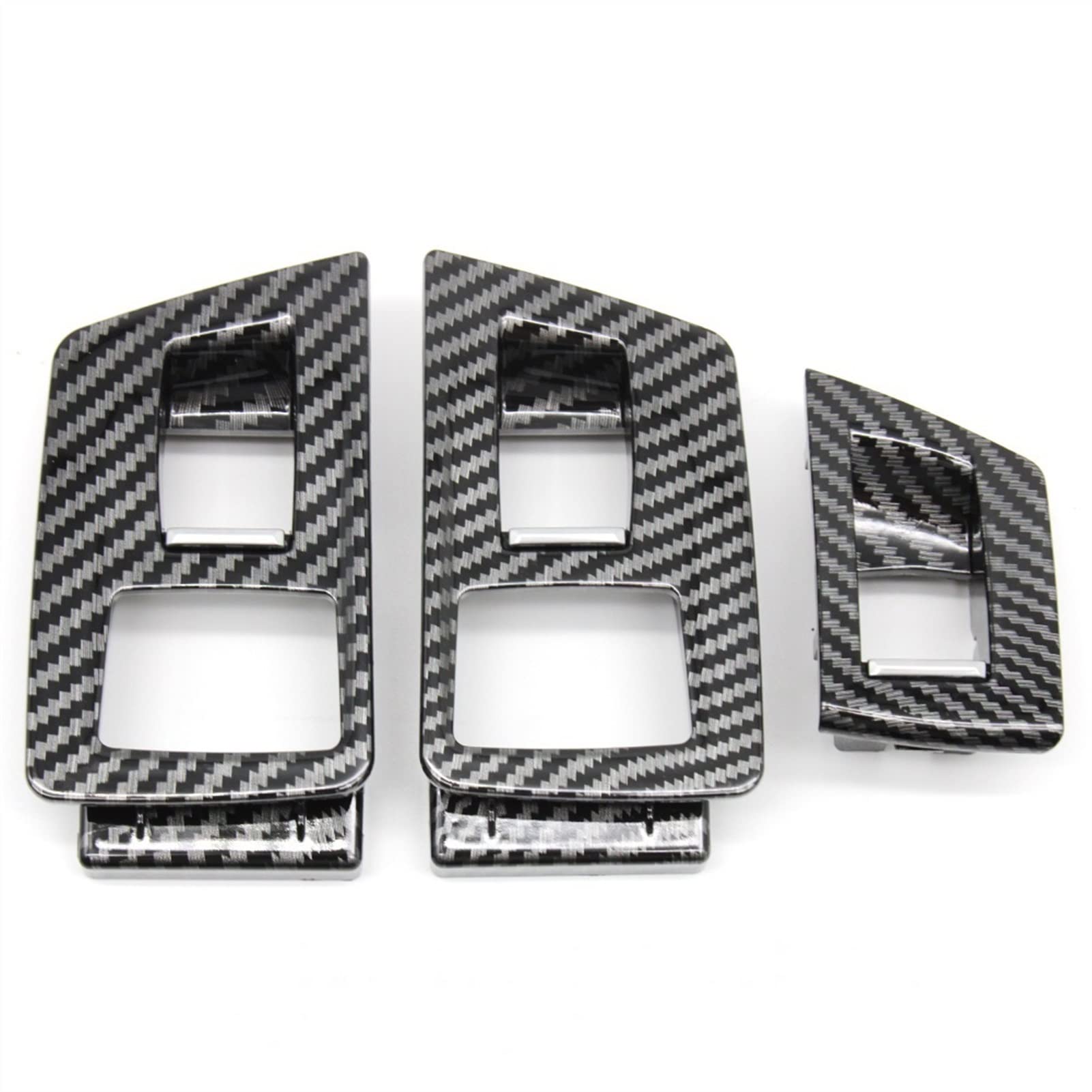 Clynex LHD RHD Innenverkleidung for Fensterheber-Einstellschalter der Beifahrertür, for, for 5er F10 F11 F18 520i 523i 525i 528i 535i Auto-Innentürgriff(LHD Carbon Fiber) von Clynex