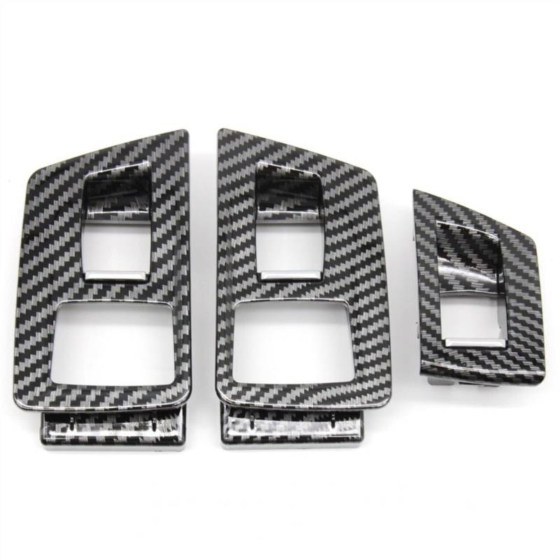 Clynex LHD RHD Innenverkleidung for Fensterheber-Einstellschalter der Beifahrertür, for, for 5er F10 F11 F18 520i 523i 525i 528i 535i Auto-Innentürgriff(LHD Carbon Fiber) von Clynex