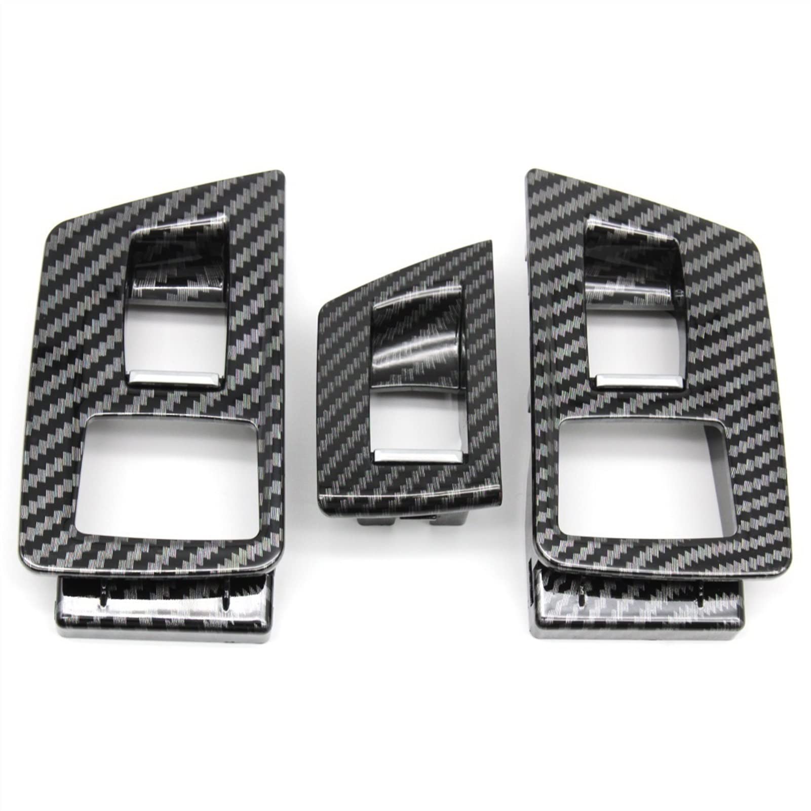 Clynex LHD RHD Innenverkleidung for Fensterheber-Einstellschalter der Beifahrertür, for, for 5er F10 F11 F18 520i 523i 525i 528i 535i Auto-Innentürgriff(RHD Carbon Fiber) von Clynex