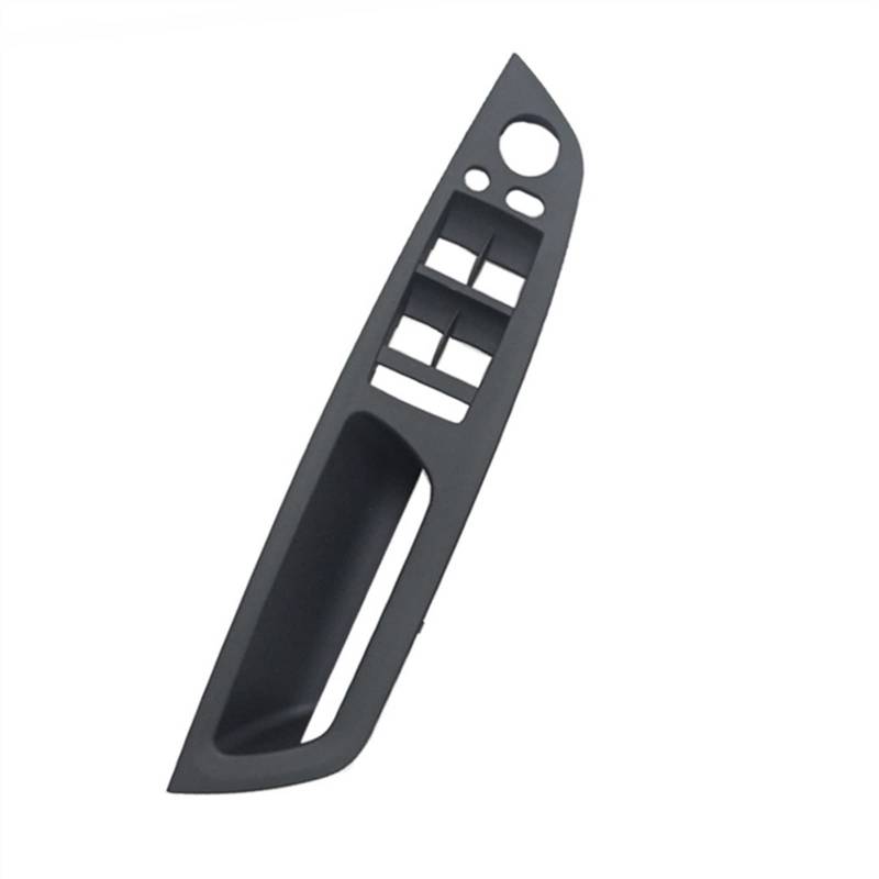 Clynex LHD RHD Verbesserte Innentür-Armlehnen-Fensterheberschalter-Panel-Abdeckung, for, for X5 X6 E70 E71 E72 2007–2013 Auto-Innentürgriff(Black Front Left) von Clynex