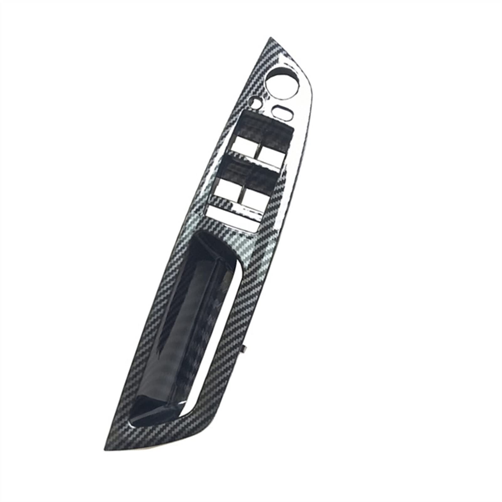 Clynex LHD RHD Verbesserte Innentür-Armlehnen-Fensterheberschalter-Panel-Abdeckung, for, for X5 X6 E70 E71 E72 2007–2013 Auto-Innentürgriff(Carbonfiber Left) von Clynex