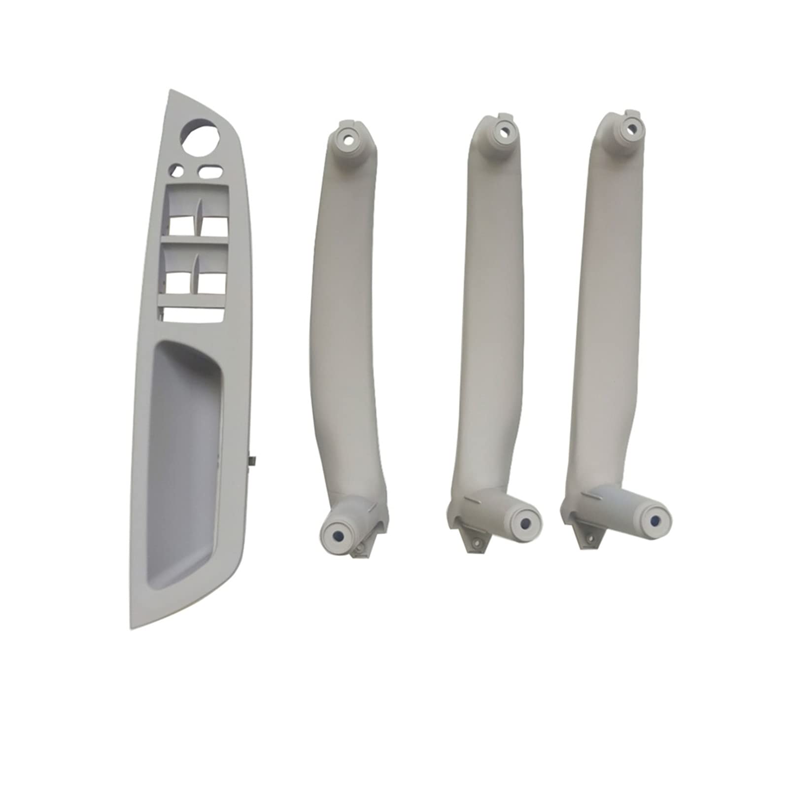 Clynex LHD RHD Verbesserter Innentür-Armlehnenverkleidungs-Zuggriffsatz Ersatz, for, for X5 X6 E70 E71 E72 2007-2013 Auto-Innentürgriff(Gray LHD 4PCS Set) von Clynex