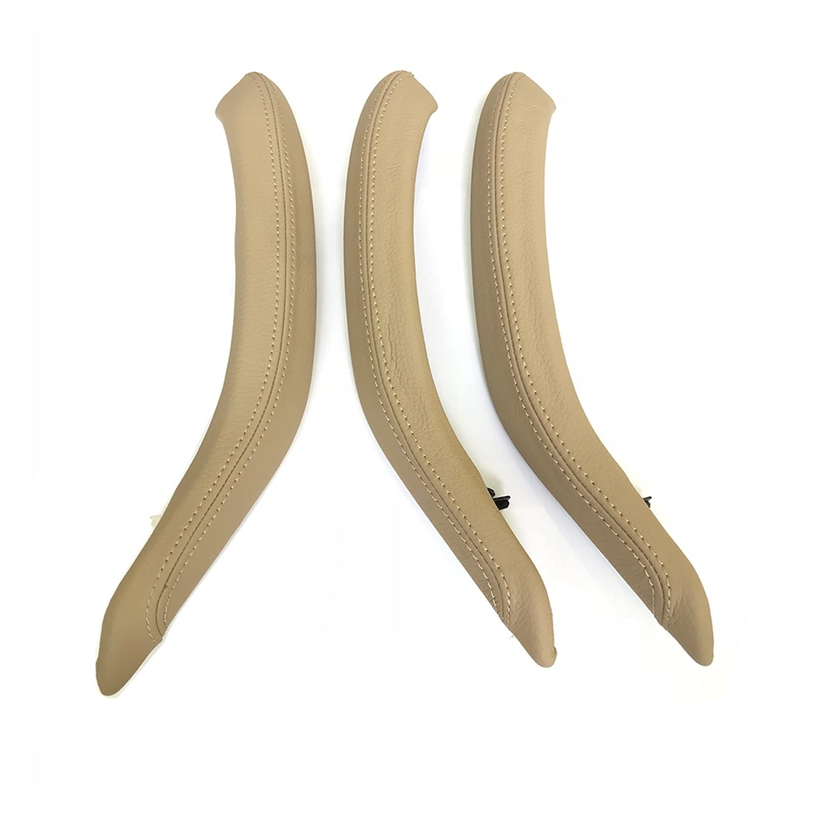 Clynex LHD RHD Verbesserter Innentürgriff-Außenlederbezugssatz, for, for X5 X6 F15 F16 2014-2018 Auto-Innentürgriff(LHD Beige) von Clynex