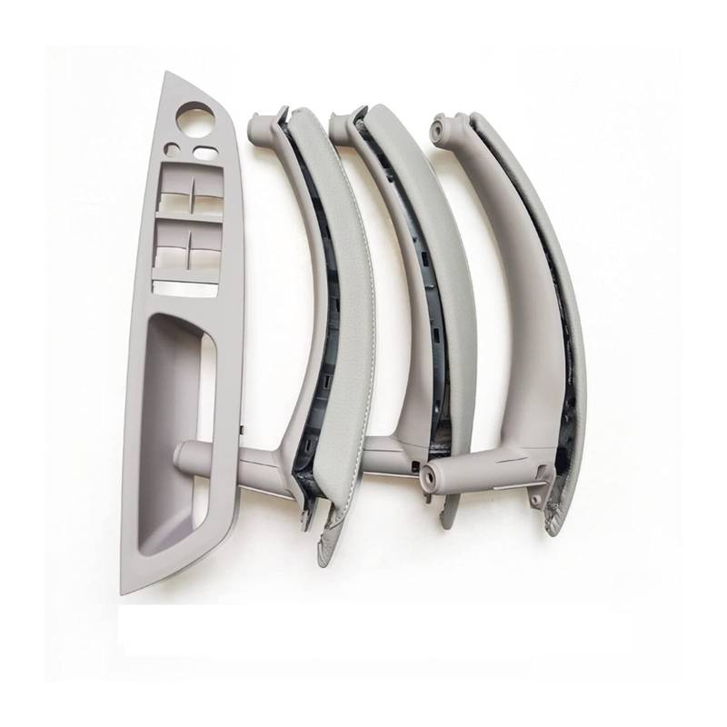 Clynex LHD RHD Verbesserter Innentürgriff mit Lederabdeckung, komplettes Set, for, for X5 X6 E70 E71 E72 2007-2013 Auto-Innentürgriff(LHD Gray) von Clynex