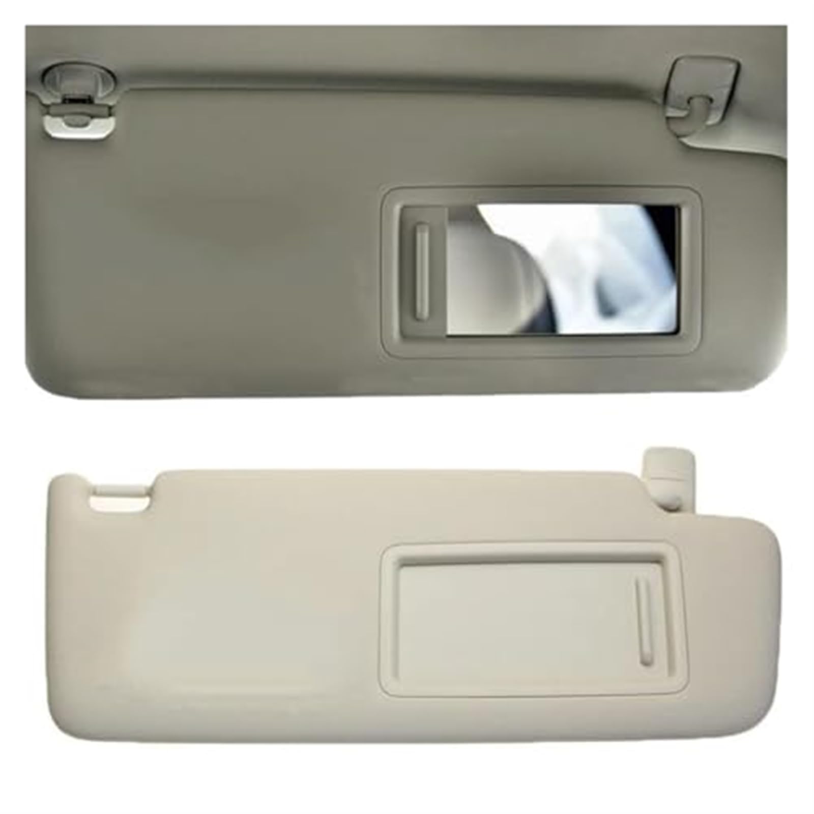 Clynex Linke Fahrerseite, rechte Beifahrerseite, vordere Sonnenblende mit Make-up-Spiegel-Sonnenschutz, for Skoda, for Superb 2016–2019 Auto-Sonnenblende(Beige Passenger) von Clynex