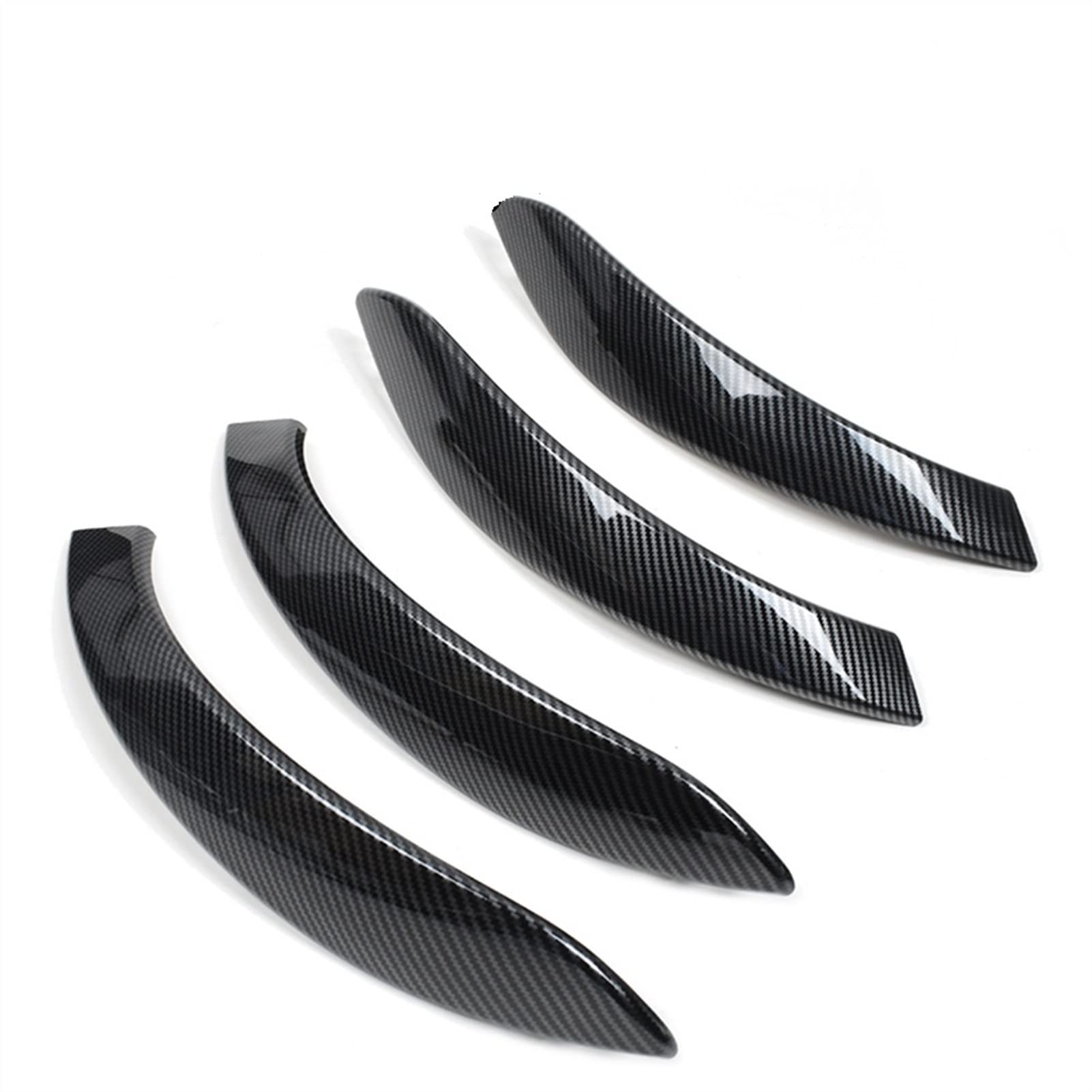 Clynex Linker rechter Innentür-Zuggriff, äußere Abdeckungsverkleidung ersetzen, for, for 3 4 Serie F30 F80 F31 F32 F33 F34 F35 F36 2013–2018 Auto-Innentürgriff(Black Carbon 4pcs) von Clynex