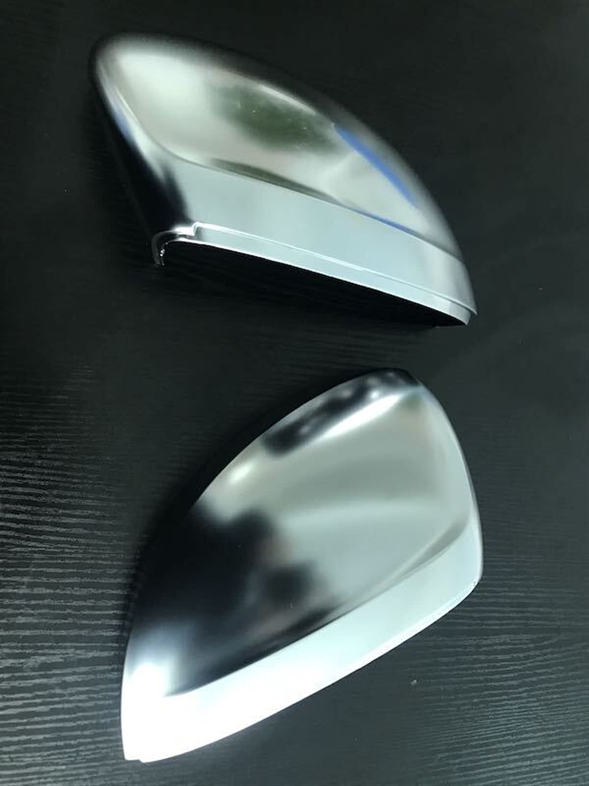 Clynex Matt Chrome Mirror Cover Rearview Side Mirror Cap, for VW, for, 2017 Auto-Außenspiegelabdeckung von Clynex