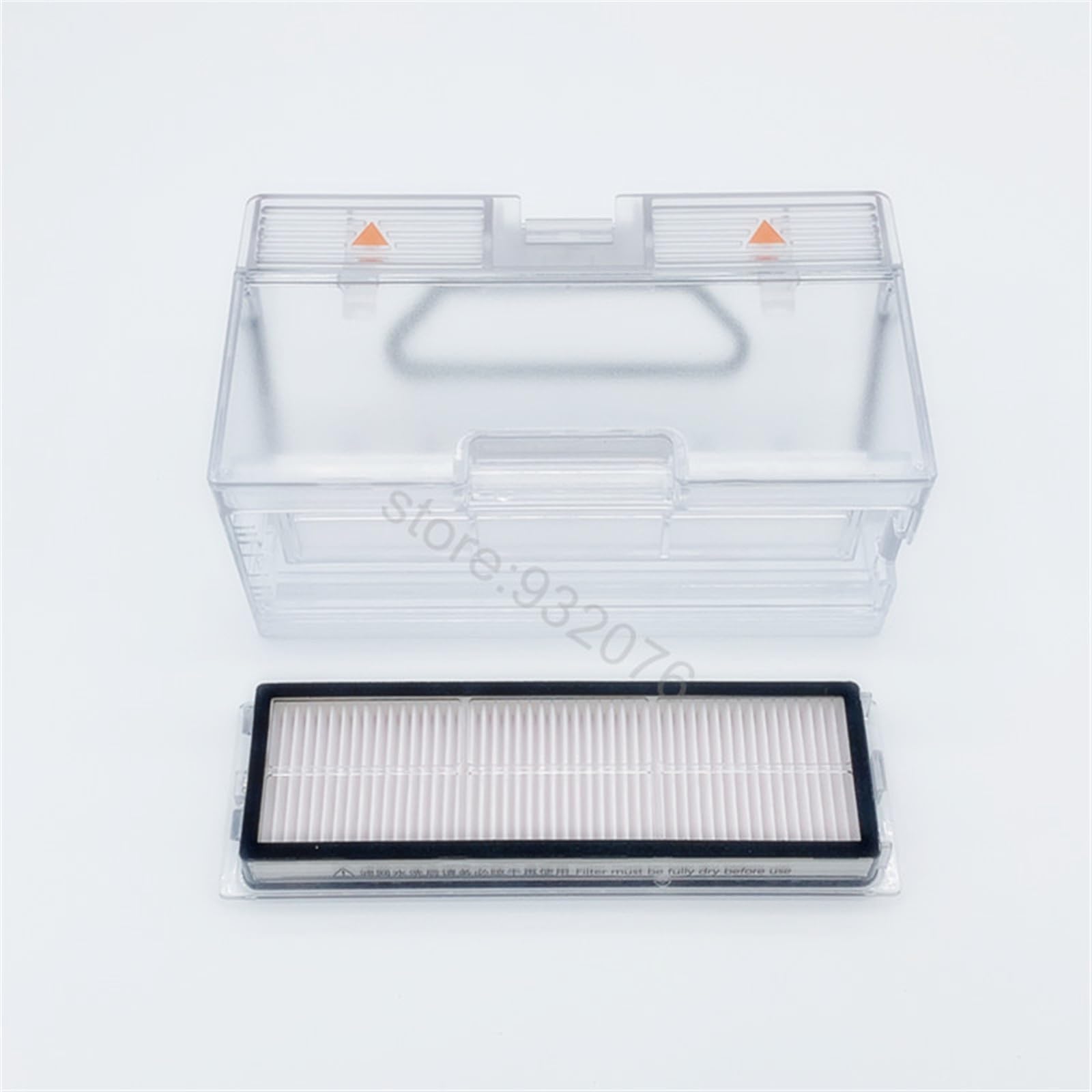 Clynex Mijia Self Clean Robot Pro STYTJ06ZH Staubbox Schmutzsammlung Staubsauger Roboter Ersatzteile Zubehör Teile Mülleimer Staubsauger-Staubbehälter(Dustbin with Filter) von Clynex