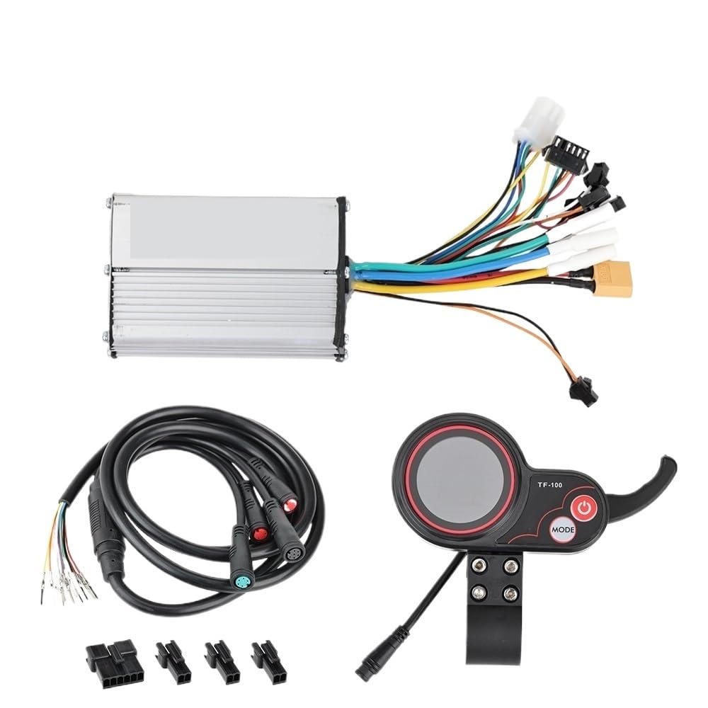 Clynex Motorsteuerung, for Kugoo, M4 Elektroroller Kickscooter mit Armaturenbrett-LCD-Display 36V 48V 20A Controller-Teile Elektroroller-Display(Controller Kit A 48v) von Clynex