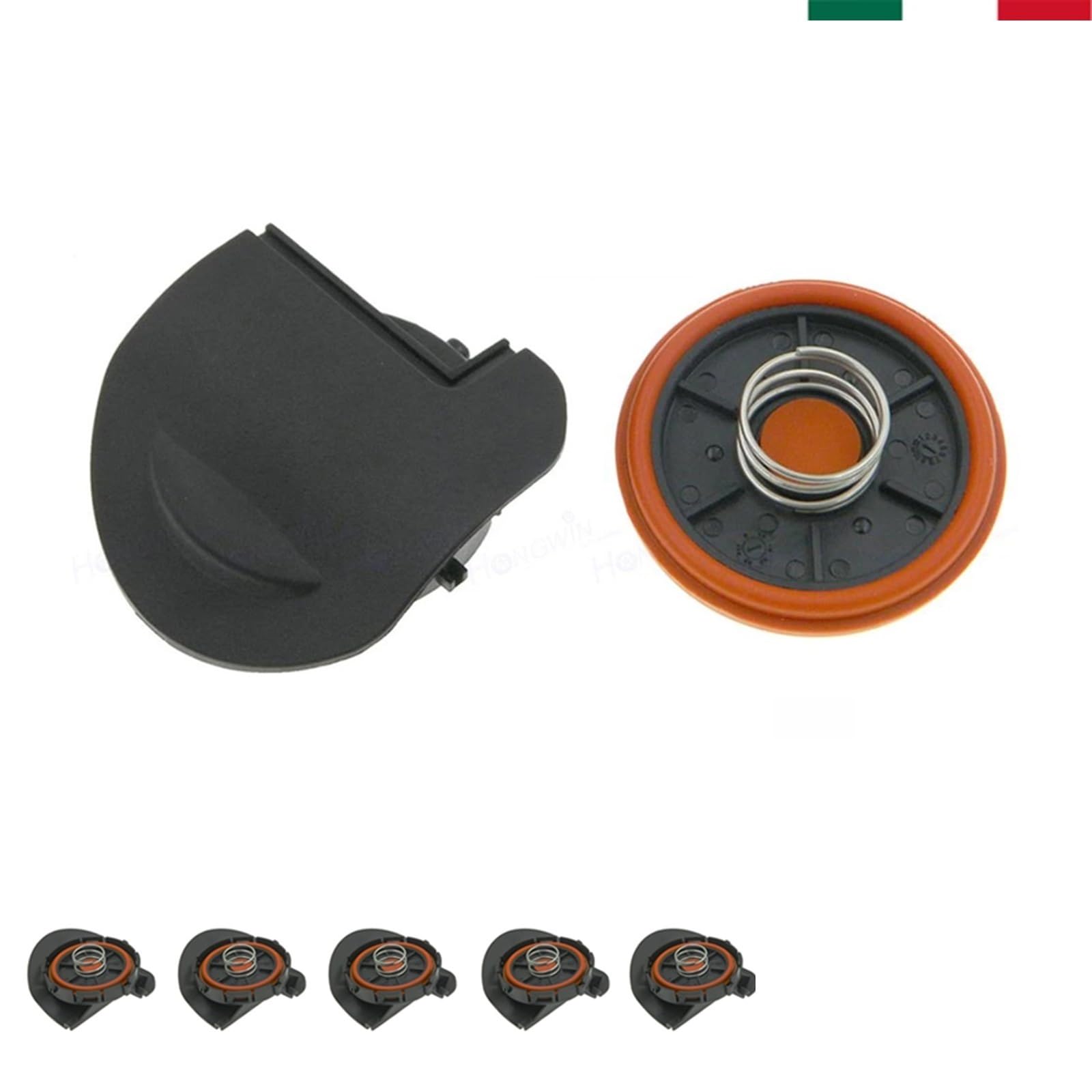 Clynex Neues PCV-Ventildeckel-Reparaturset, Ventilkappe mit Membran, for Peugeot, 207 EP6 VTI, for Citroen, for MINI, Cooper N12 N16 0248.Q5 11127646554 Auto-PCV-Ventildeckel(5PCS) von Clynex
