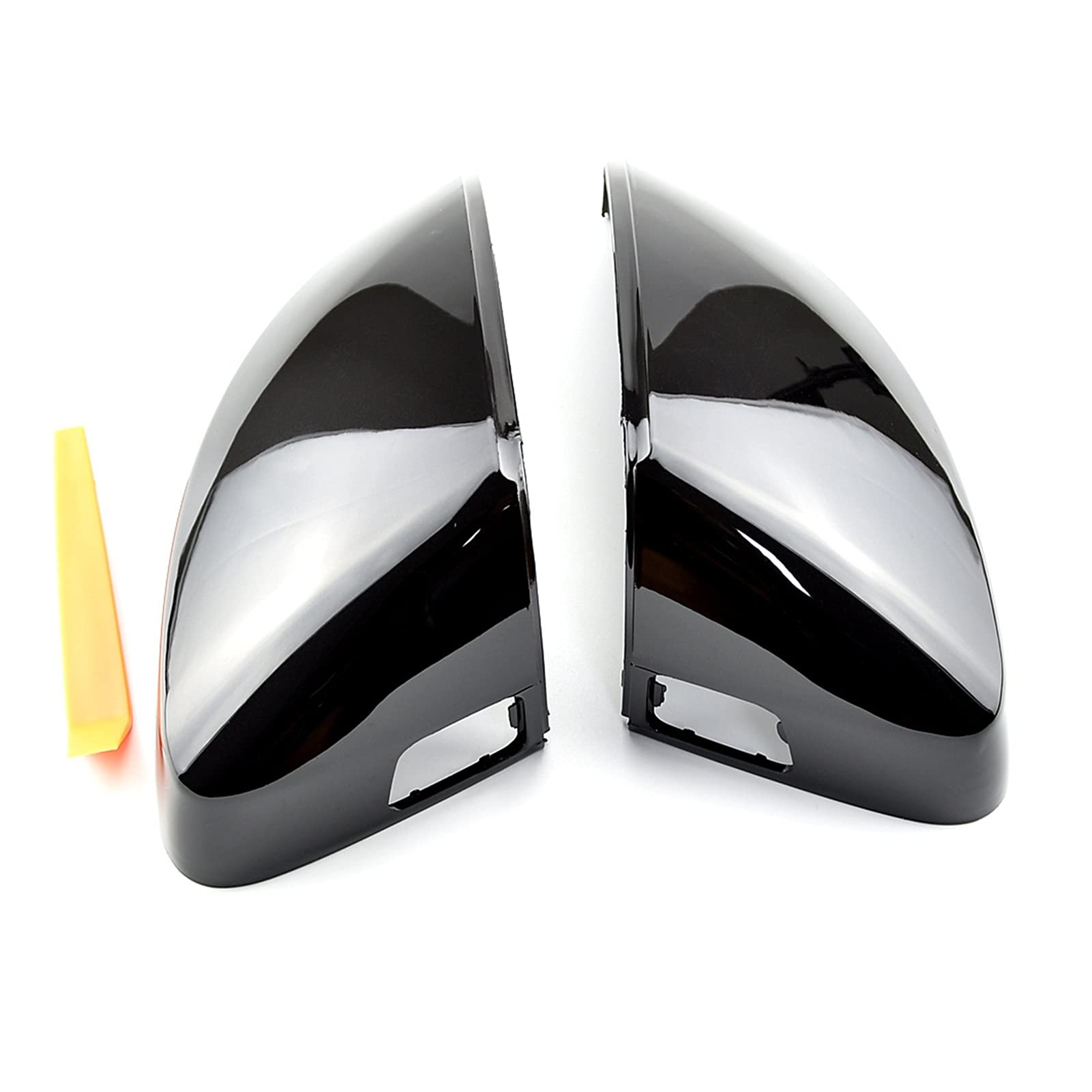 Clynex One Pair Carbon Fiber Car Rearview Mirror Cover Cap, for, A3 S3 8V RS3 2013 2014 2015 2016 2018 2017 2019 Car Accessories Auto-Außenspiegelabdeckung(with Side Assist 2) von Clynex