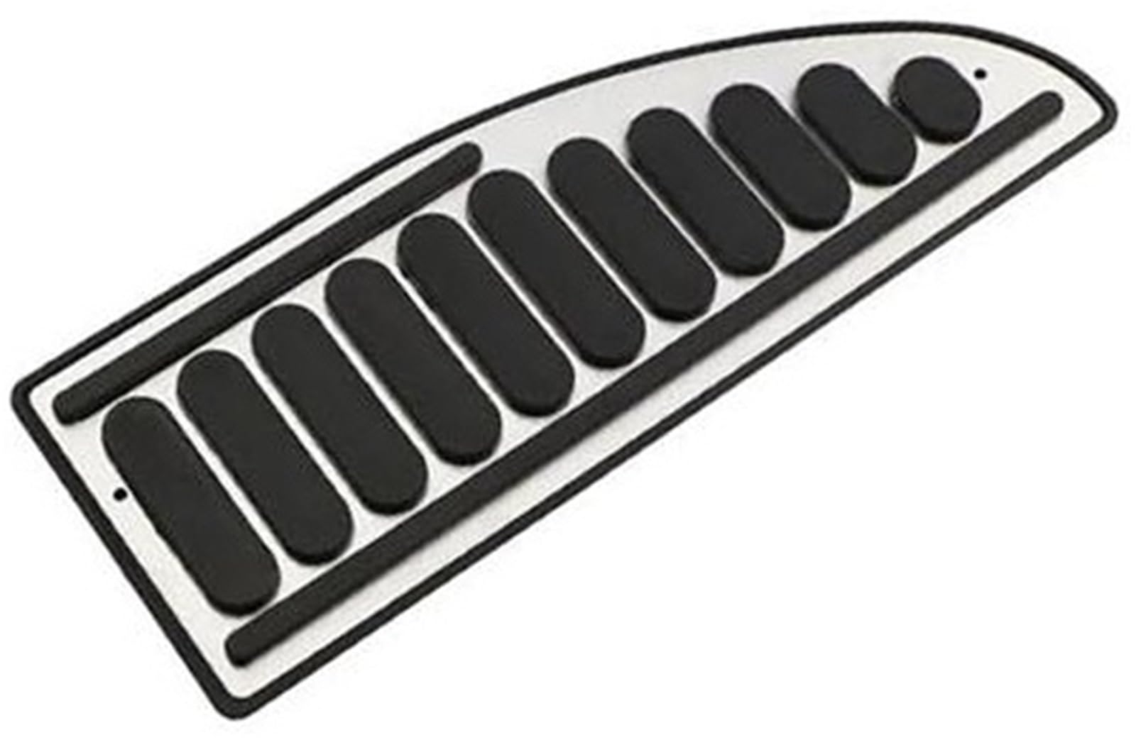 Clynex Pedalauflage, for Focus, 2 3 4 MK2 MK3 MK4 2005-2018, for Kuga Auto Auto Gaspedale Bremspedal Kupplungspedale Ruhepedalabdeckung(Black 1 Piece Rest Pedal) von Clynex