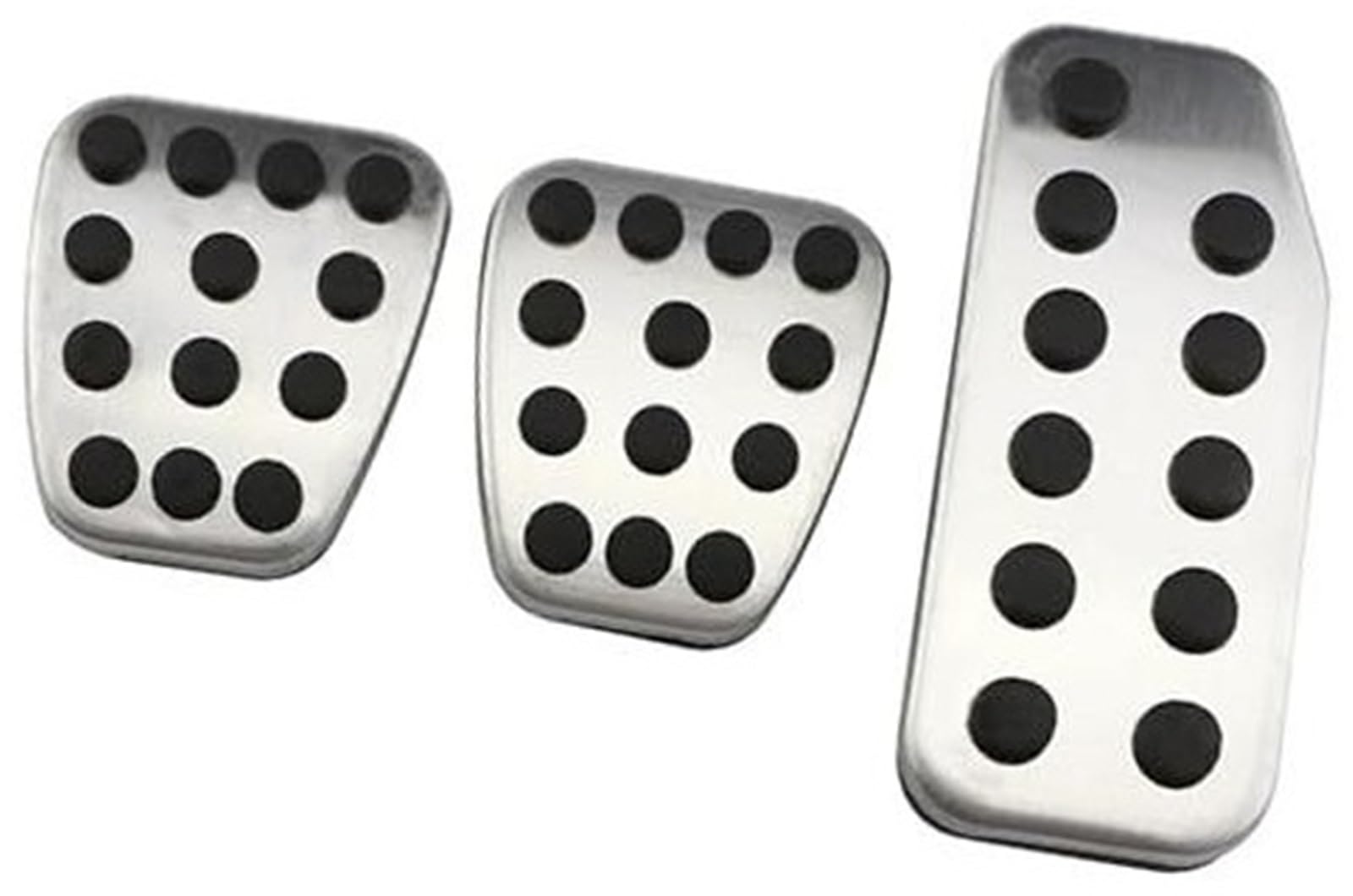 Clynex Pedalauflage, for Jazz, 2011-2014 2015 2016 2017 2018 2019 2020 Gasbremse Kupplung Gaspedalabdeckung Auto Edelstahl Autopedale(Black MT 3 Pieces) von Clynex