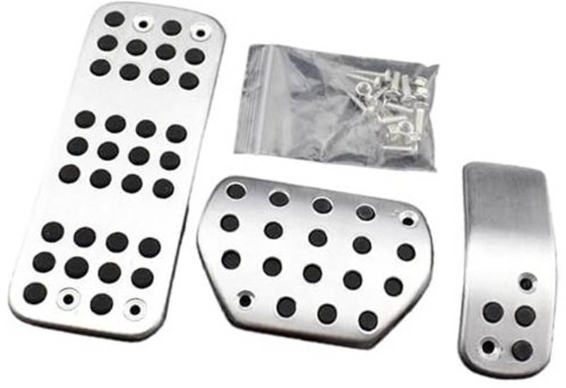 Clynex Pedalauflage, for Peugeot, 207 301 307 208 2008 308 408 Zubehör Gasbremse Fußstütze Pedal Modifizierte Abdeckung(Black at) von Clynex