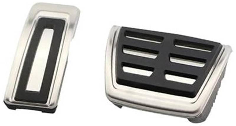 Clynex Pedalauflage, for VW, for Teramont 2017-2016 2017 2018 2019 2020 2021 2022 2023 Auto Auto Pedale Fuß Kraftstoff Bremse Kupplung Ruhe Pedalabdeckung(Black at 2 Pieces) von Clynex