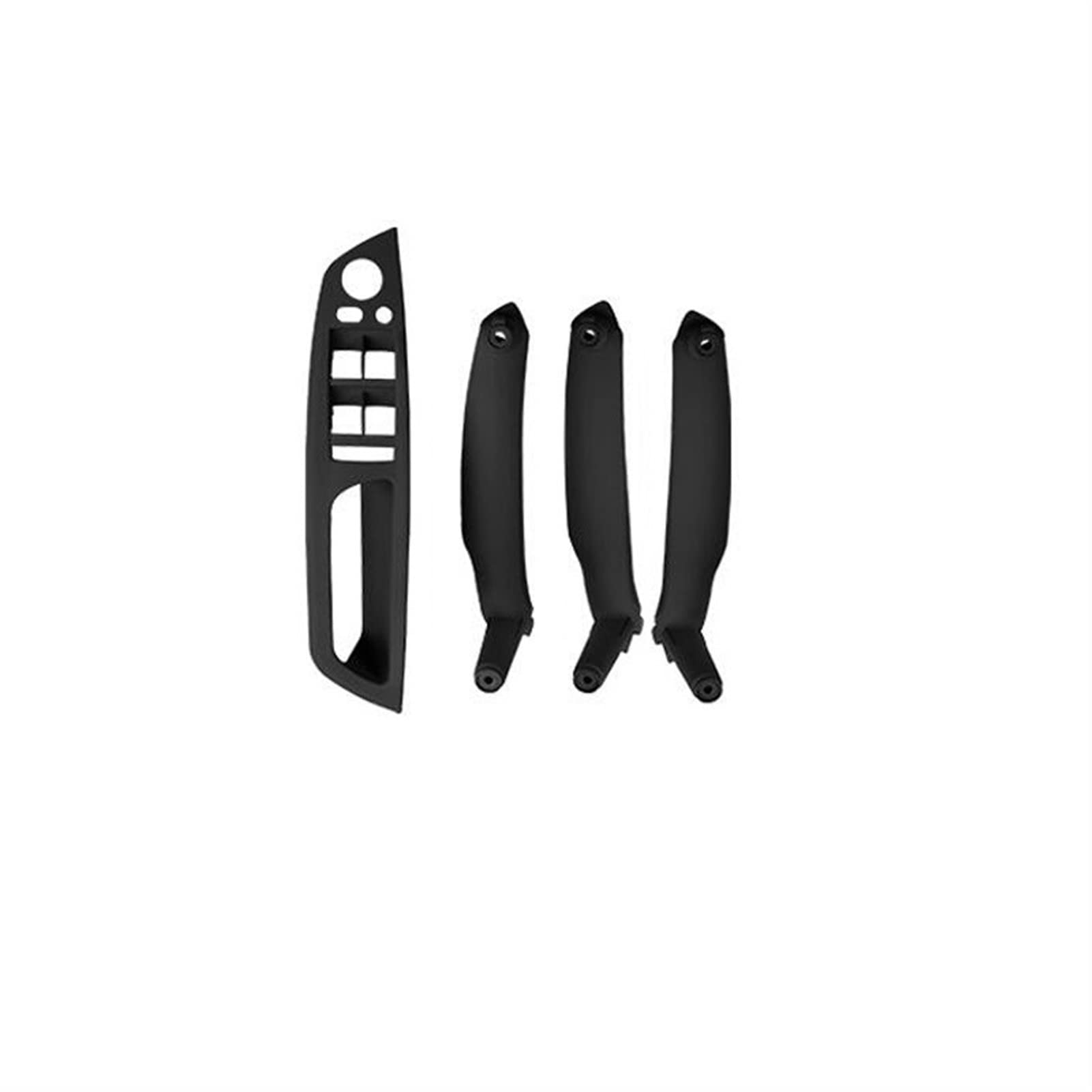 Clynex RHD Innenarmlehne Türverkleidung Griff Zugverkleidungsabdeckung, for, for E70 X5 E71 X6, RECHTER GRIFFANTRIEB Auto-Innentürgriff(Black) von Clynex