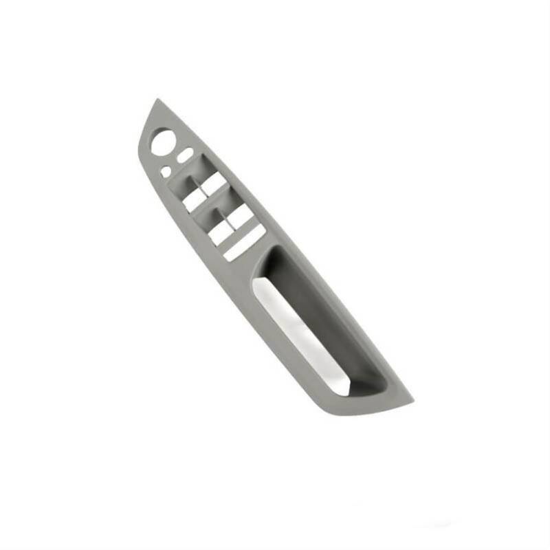 Clynex RHD LHD Grau Beige Schwarz Braun Auto Linke Innentür Armlehne Griff Innenverkleidung Pull Trim Cover, for, for E70 E71 X5 X6 Auto-Innentürgriff(High LHD Grey) von Clynex
