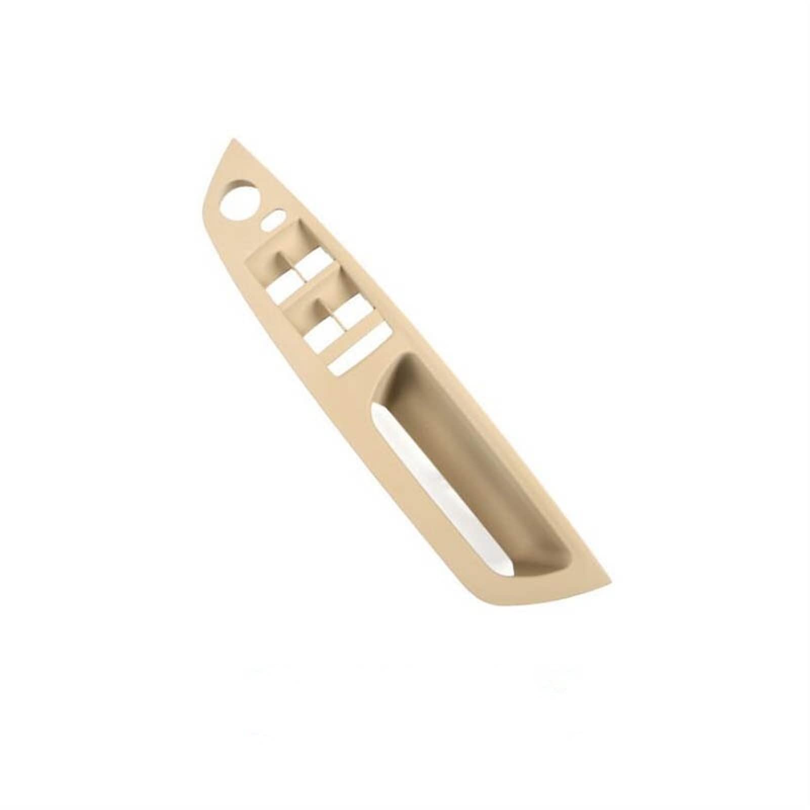 Clynex RHD LHD Grau Beige Schwarz Braun Auto Linke Innentür Armlehne Griff Innenverkleidung Pull Trim Cover, for, for E70 E71 X5 X6 Auto-Innentürgriff(Standard RHD beige) von Clynex