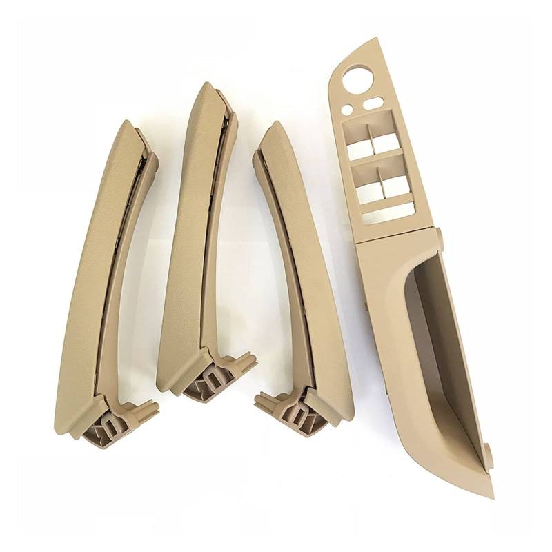 Clynex RHD Rechts Fahrertürgriff Armlehne Abdeckung Panel Trim Set Ersatz, for, for 3 Serie E90 E91 316 318 320 325 328i Auto-Innentürgriff(Beige High end Set) von Clynex