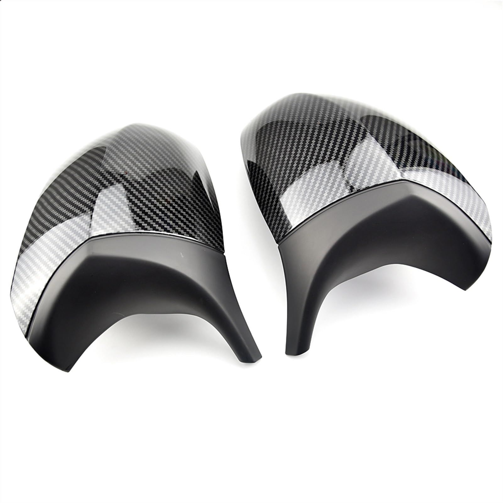 Clynex Rearview Mirror Cover, for, 3 Series E90 E91 LCI Facelift 2009 2010 2011 2012 Carbon Fiber Glossy Black Auto-Außenspiegelabdeckung(Carbon Pattern) von Clynex