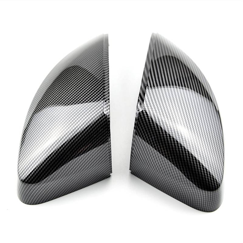 Clynex Rearview Mirror Covers, for, A3 Standard, S3 RS3 8V 14-20 Hatchback Sedan Coupe Replace Side Mirror Caps Carbon Black Auto-Außenspiegelabdeckung(No Side Assist Carbon Fiber) von Clynex