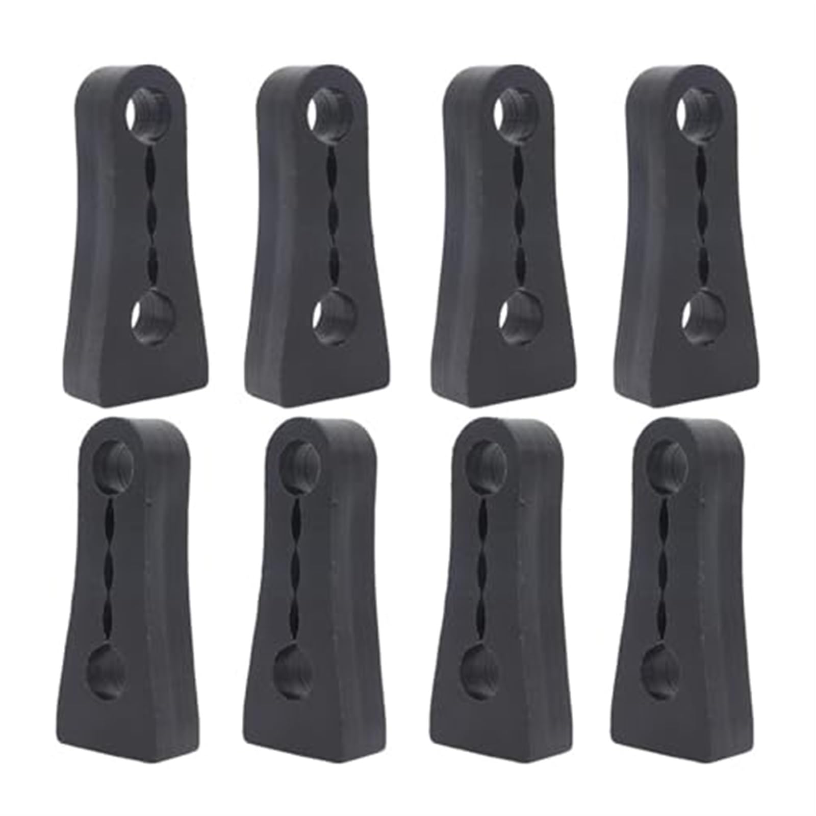 Clynex Schalldämpfer-Dämpfer, Türschlosspuffer, Dämpfung, for Toyota, for Land Cruiser, Prado J150 J120 2002–2018, for Lexus, GX 400/460, Autotür-Stoßdämpfer Autotür-Stoßdämpfer(Black 8Pcs) von Clynex