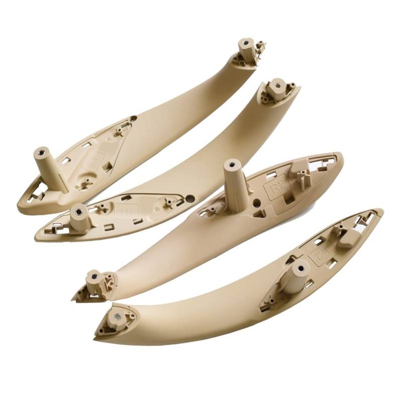 Clynex Schwarz Beige Carbon Faser Vorne Hinten Links/Rechts Auto Innen Tür Pull Griff Abdeckung, for, for F30 F80 F31 F32 F33 F35 Auto-Innentürgriff(Beige-4pcs) von Clynex