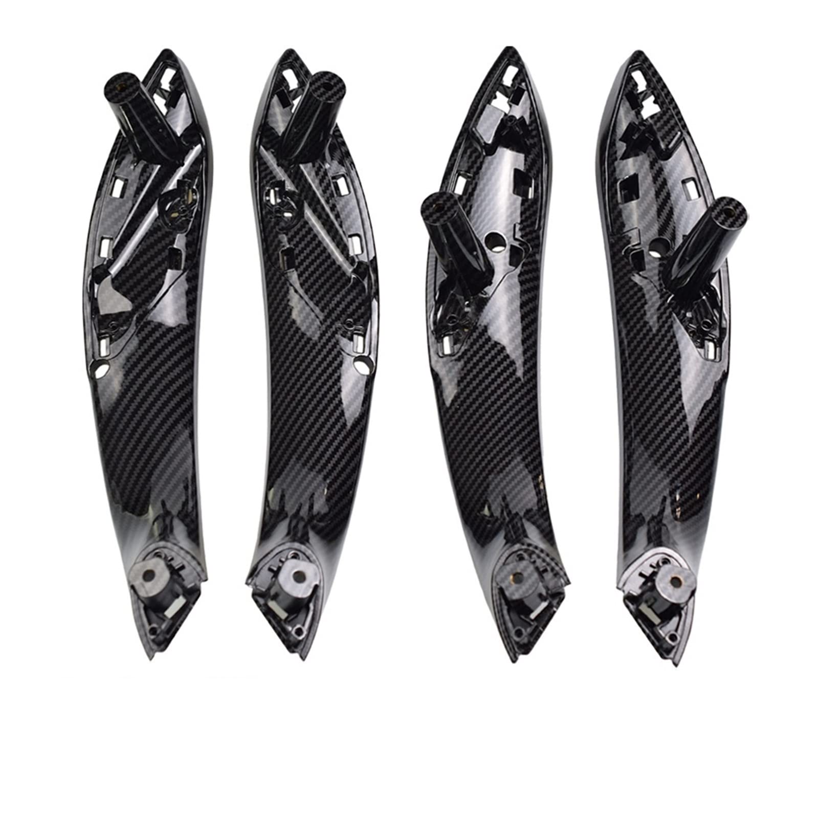 Clynex Schwarz Beige Carbon Faser Vorne Hinten Links/Rechts Auto Innen Tür Pull Griff Abdeckung, for, for F30 F80 F31 F32 F33 F35 Auto-Innentürgriff(F30 F31-4pcs) von Clynex