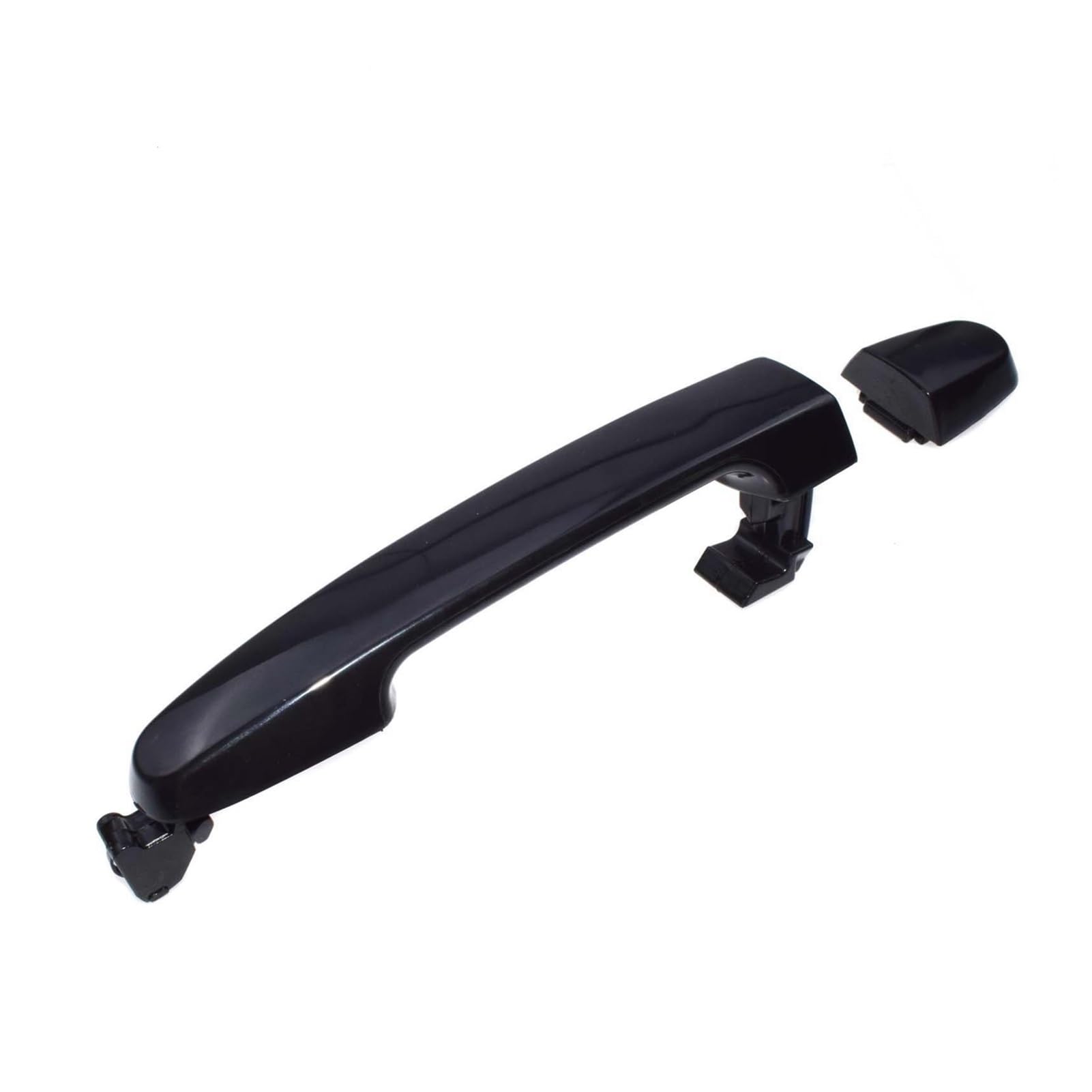 Clynex Schwarzer Außentürgriff hinten vorne LR 69211AA020 69227AA010, for Camry, for Corolla, Matrix, for RAV4, for Yaris Solara Prius Abdeckung für Außentürgriffe(1 Rear no Keyhole) von Clynex