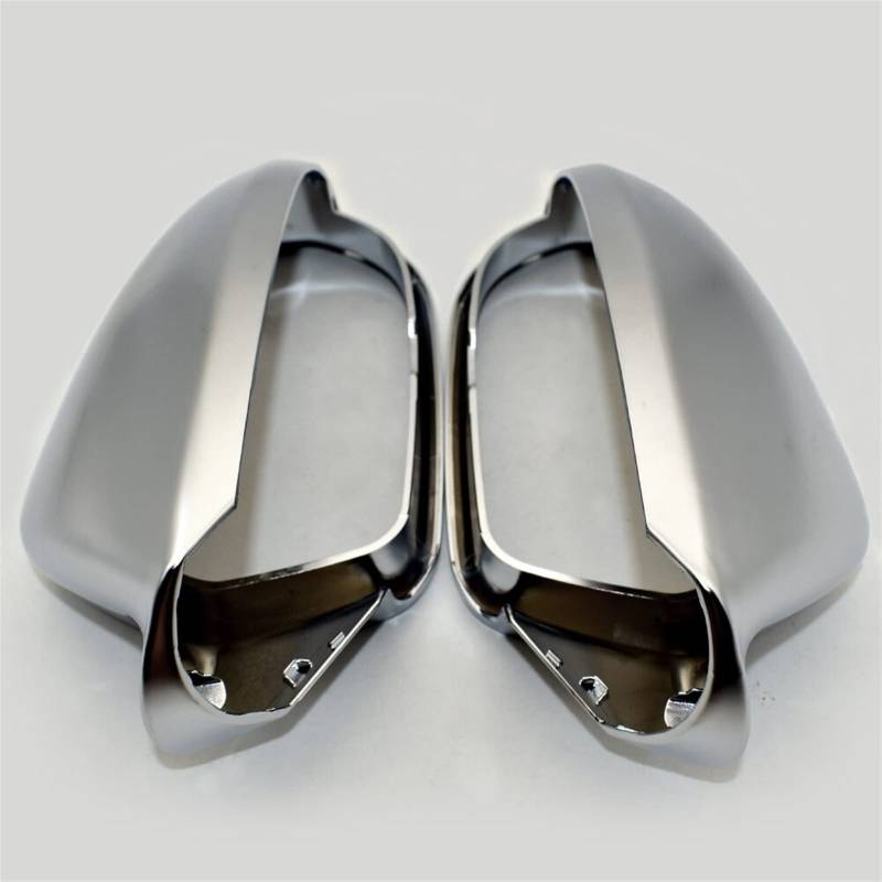 Clynex Seitenspiegel-Abdeckkappen, for, A6 S6 C7 4G 2013 2014 2015 2016 2017 2018 Aluminium gebürstetes Silber matt Auto-Außenspiegelabdeckung von Clynex