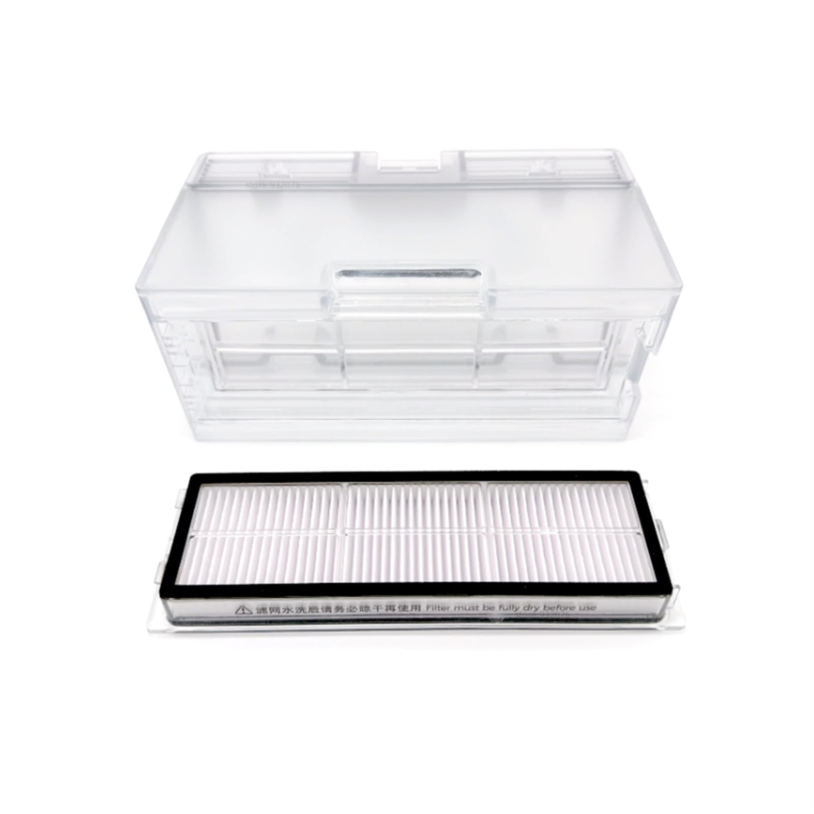 Clynex Staub Box HEPA Filter Ersatzteile, for Dreame, bot W10 / W10 Pro Roboter Staubsauger Zubehör Staubbehälter mit Flip Karte Staubsauger-Staubbehälter(Dustbin with Filter) von Clynex