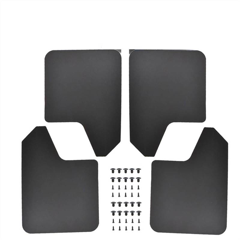 Clynex Universal-Spritzschutz, Schmutzfänger, Auto-Pickup, SUV, Kotflügel, Schmutzfänger, Auto-Ersatzteile, Schmutzfänger, Rot Auto-Schmutzfänger(Black) von Clynex