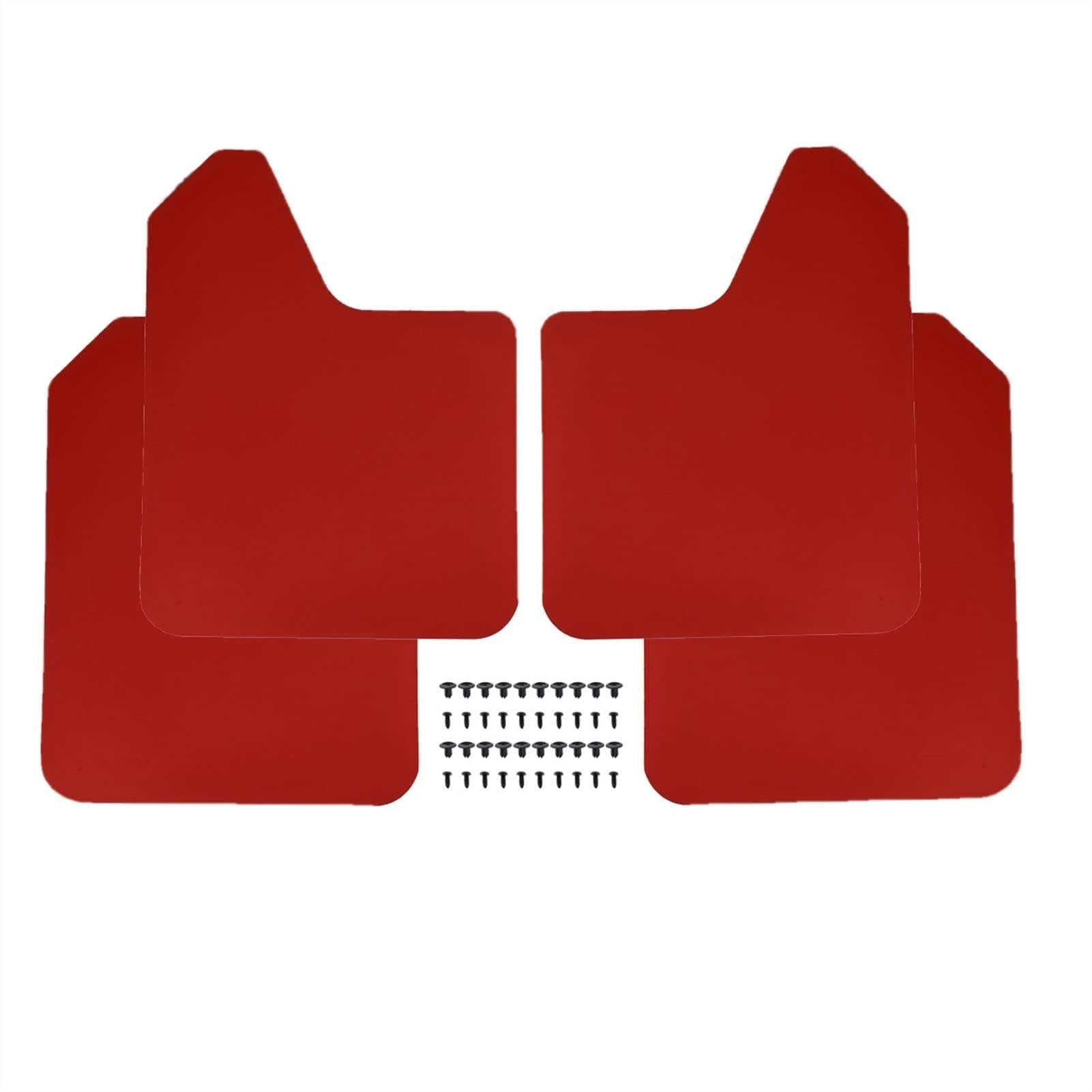 Clynex Universal-Spritzschutz, Schmutzfänger, Auto-Pickup, SUV, Kotflügel, Schmutzfänger, Auto-Ersatzteile, Schmutzfänger, Rot Auto-Schmutzfänger(Red) von Clynex