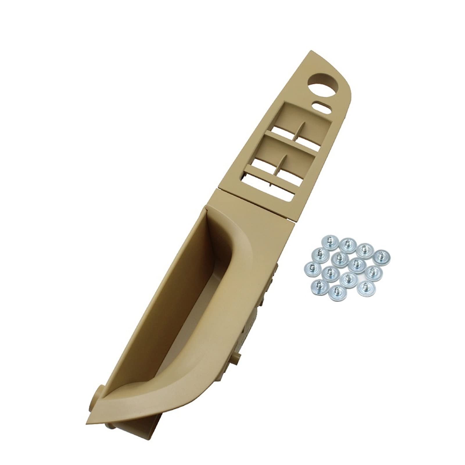 Clynex Vorne Links Fahrer Innentür Armlehne Abdeckung Panel Trim Pull Griff, for, for 3 Serie E90 E91 316 318 320 325 328i Auto-Innentürgriff(Beige Low-end 35.5) von Clynex