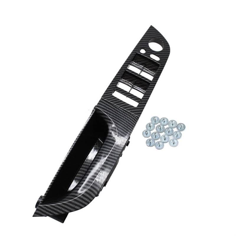 Clynex Vorne Links Fahrer Innentür Armlehne Abdeckung Panel Trim Pull Griff, for, for 3 Serie E90 E91 316 318 320 325 328i Auto-Innentürgriff(Carbon High-end 35.5) von Clynex