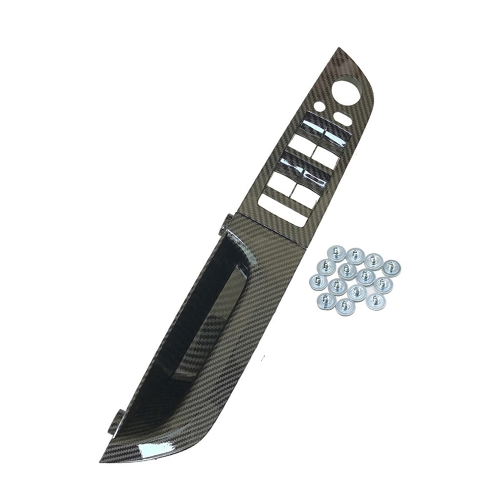 Clynex Vorne Links Fahrer Innentür Armlehne Abdeckung Panel Trim Pull Griff, for, for 3 Serie E90 E91 316 318 320 325 328i Auto-Innentürgriff(Carbon High-end 37.5) von Clynex