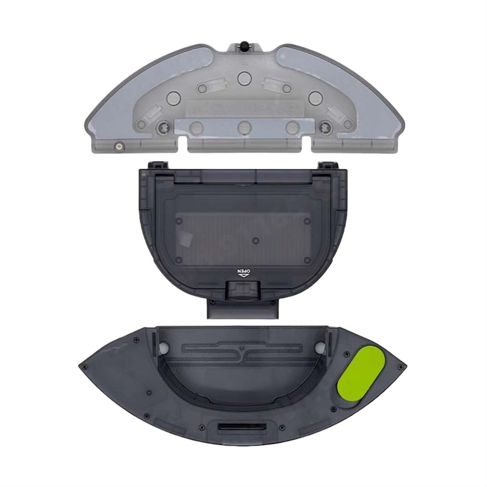 Clynex Wassertank, Staubbehälter, Lappenhalterung, Ersatzteile, for Qihoo, 360 S8 Plus Roboter-Staubsauger, Ersatzzubehör Staubsauger-Staubbehälter(3 Pcs) von Clynex