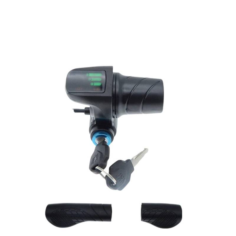 Clynex Zubehör for Elektroauto-Griffe, for 48-V-Power-Display-Lithium-Batterie-Fahren im Namen des zusammenklappbaren Elektroauto-Gasgriffs Elektroroller-Display(Key B) von Clynex