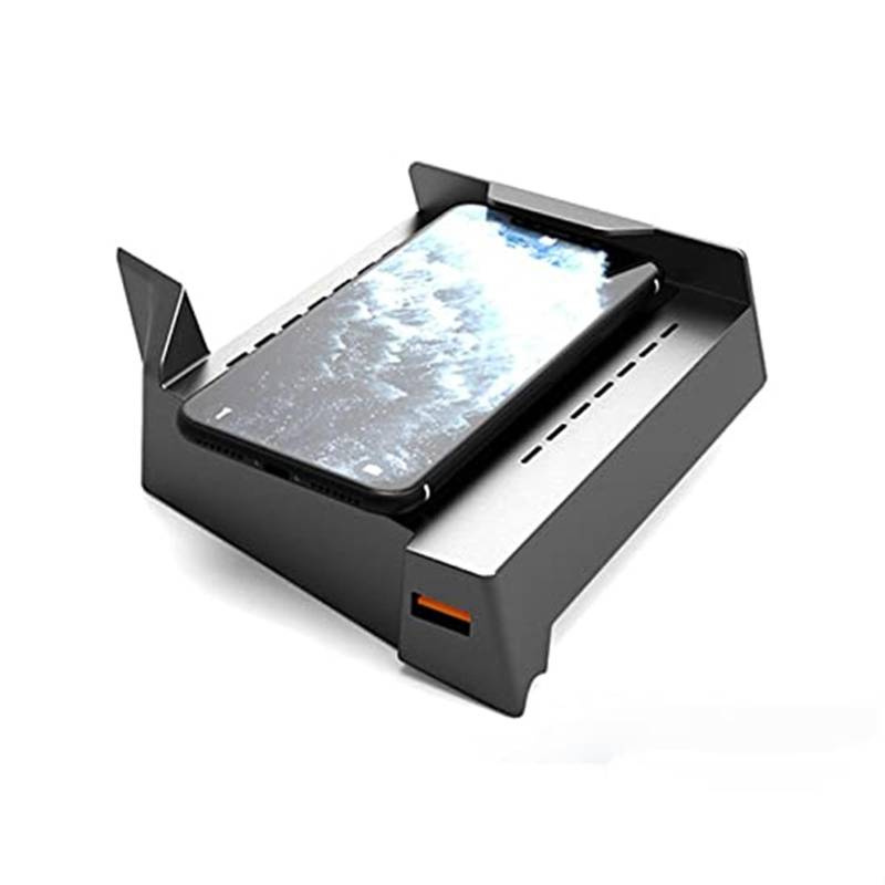 Clynex for Cadillac, CT4 CT5 2016-2021 15W Auto Handy QI Drahtlose Ladegerät Leichter Modifizierte Handy Lade Panel(Black Ct4 2018 2019 2021) von Clynex