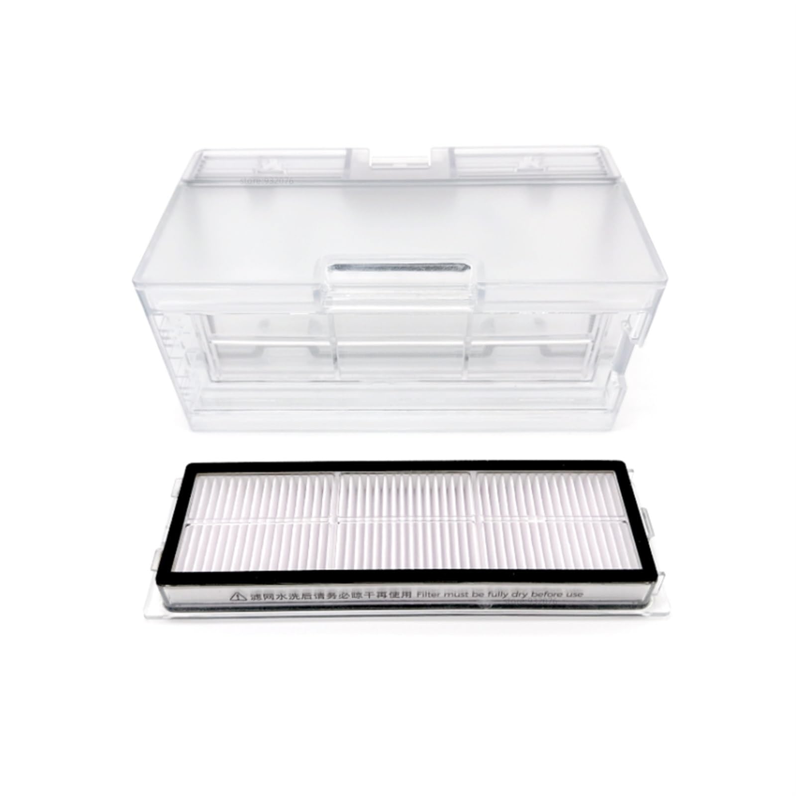 Clynex for Dreame, W10 Staub Box HEPA-Filter Zubehör, for Dreame, bot W10 / W10 Pro Roboter Staubsauger Staubbehälter Ersatzteile Staubsauger-Staubbehälter(Dustbin with Filter) von Clynex