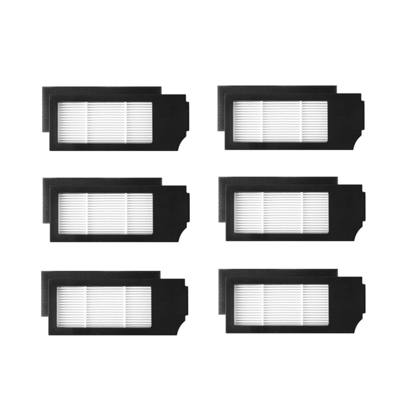 Clynex for Ecovacs DEEBOT X1 Omni Staubbehälter HEPA-Filter T10 Omni Dirt Collection Roboter-staubsauger Ersatz Zubehör Teile Staubbox Staubsauger-Staubbehälter(6 Filters) von Clynex