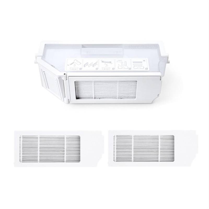 Clynex for Ecovacs DEEBOT X1 T10 Omni Staub Box HEPA-Filter Schmutz Sammlung Roboter Staubsauger Ersatzteile Mülleimer Staubsauger-Staubbehälter(Dustbin add 3Filters) von Clynex