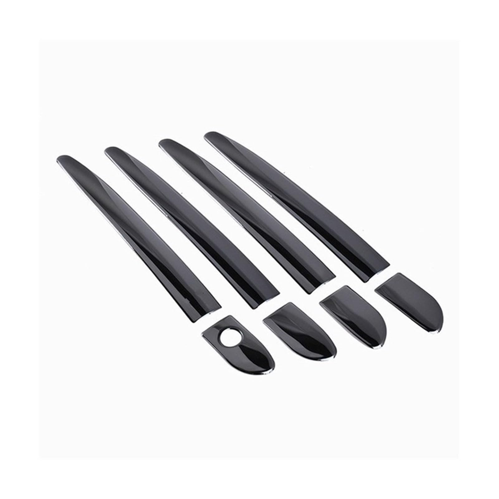 Clynex for Mazda, Cx5 Cx-5 2012-2018, for Mazda, CX3 CX-3 CX4 CX-4 2015-2018 Autotürgriffabdeckung Zieraufkleber Autozubehör Styling Abdeckung für Außentürgriffe(Black no Button) von Clynex