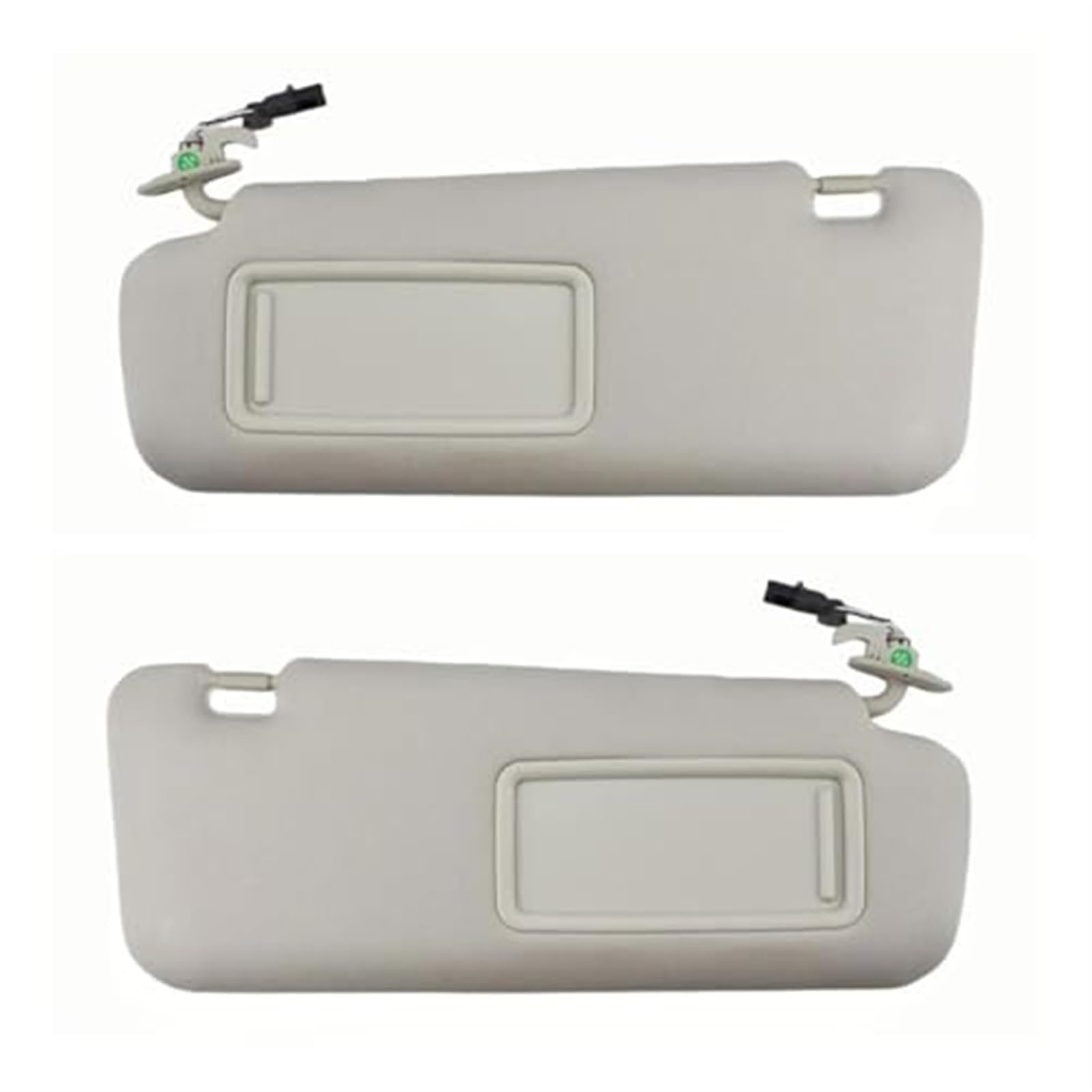 Clynex for Mazda, for CX-9 Auto-Sonne mit Spiegel SidVisor Links Fahrerseite Sport 3.7L 2010–2015 TDY1–69–320 Auto-Sonnenblende(Grey Left and Right) von Clynex