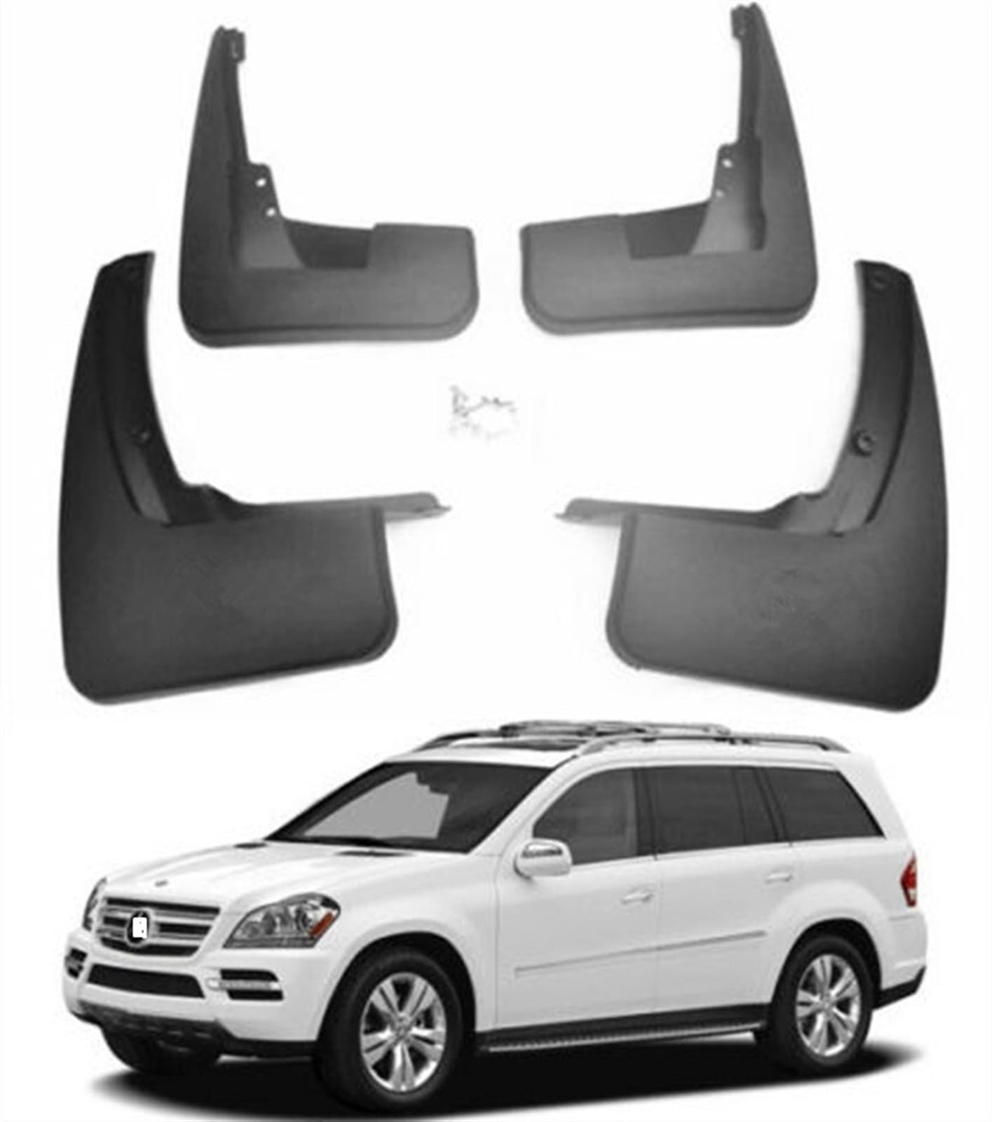 Clynex for Mercedes-Benz, GL X164 350 450 2007 2008 2009 2010 2011 2012 Kotflügel vorn und hinten, Spritzschutz mit Befestigungsschrauben Auto-Schmutzfänger Clynex for Mercedes-Benz, GL X164 350 450 2007 2008 2009 2010 2011 2012 Kotflügel vorn und hinten, Spritzschutz mit Befestigungsschrauben Auto-Schmutzfänger von Clynex