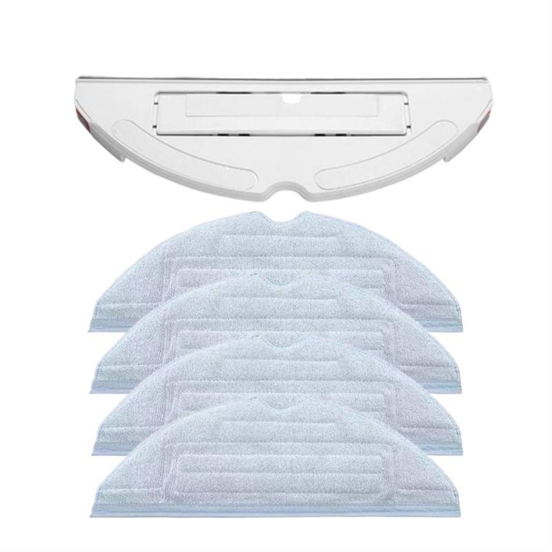 Clynex for Roborock, S7 Elektrisch gesteuerter Wassertank, Wischmopp, Tuchhalterung, Staubbox, Ersatzteile, Staubsaugerzubehör Staubsauger-Staubbehälter(Water Tray 4 mop) von Clynex