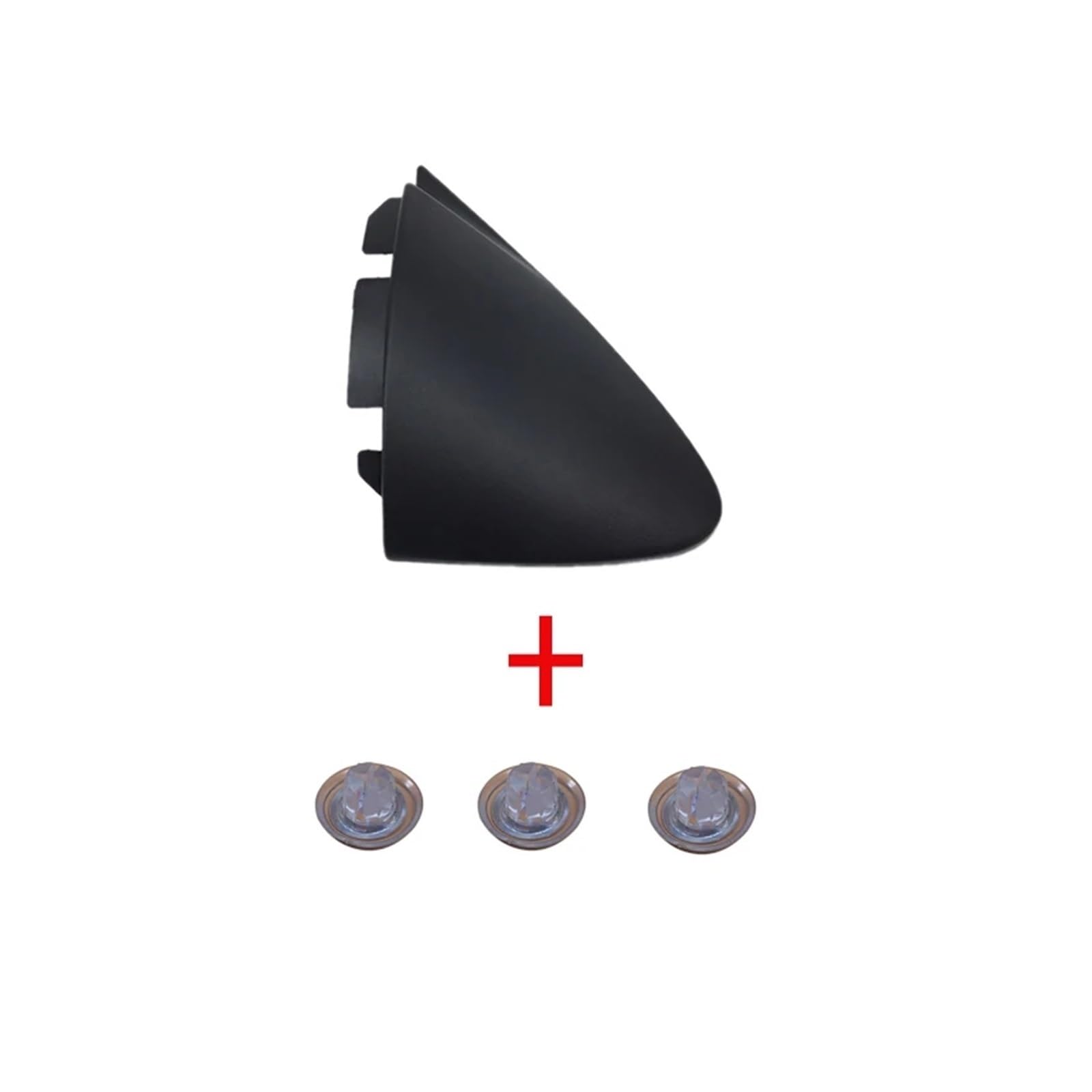 Clynex for SAIC MAXUS LDV V80 FCV80 EV80 RV80 Rückspiegel Flügel Tür Seite Spiegel Ecke Dreieck Form Trim Abdeckung Panel Deckel Kappe Dreieckige Abdeckung für Autospiegel(with Clip Right) von Clynex